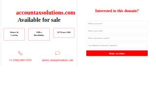 AccounTax Solutions & Co. website