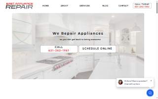 East Appliance Repair Inc. website