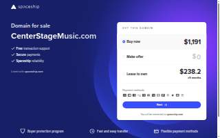Center Stage Music Center website