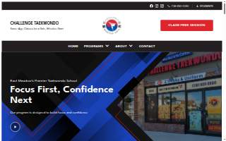 Challenge TaeKwonDo Center ( Martial Arts Academy ) website
