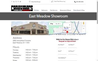 Consumers Kitchens & Baths of East Meadow website