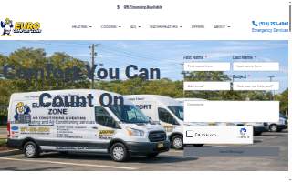 Euro Comfort Zone HVAC website