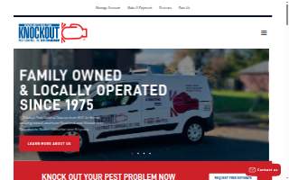 Knockout Pest Control of East Meadow website
