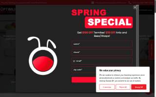 Long Island Exterminator - Optimum Pest Control of East Meadow website