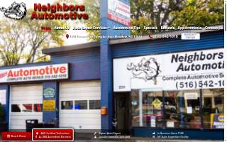 Neighbors Automotive website