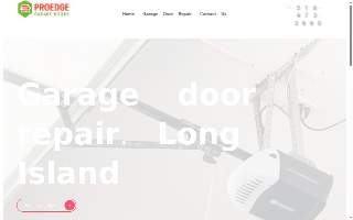 ProEdge Garage Doors website