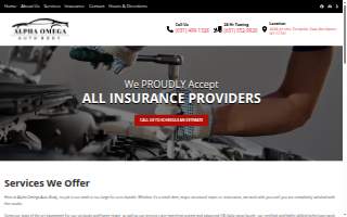 Alpha Omega Auto Body of East Northport website