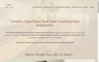 Breathe Strength website