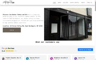 Cow Harbor Tattoo and Art of East Northport website
