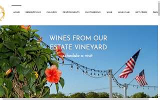 Del Vino Vineyards website