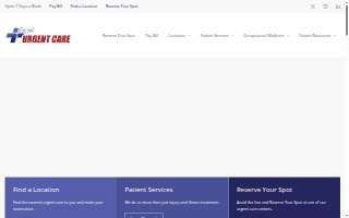 Excel Urgent Care of East Northport website