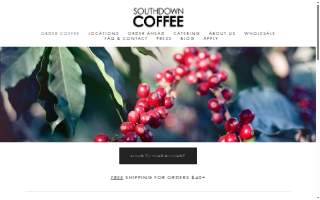 Southdown Coffee - Patchogue website
