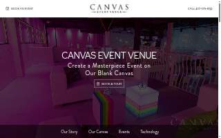 Canvas Event Venue Li website