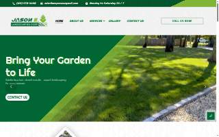 Jason E Landscaping Corp website