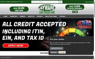 Jayware Cars Used Car Sales website