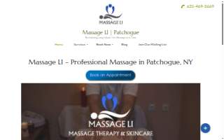 Massage LI website