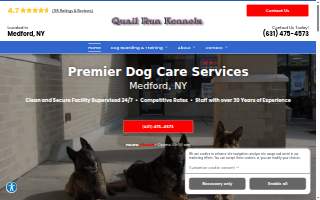Quail Run Kennel of Holtsville website
