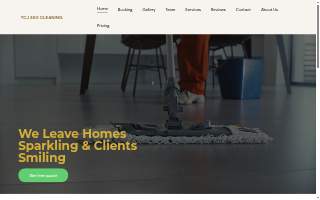 TCJ 360 Cleaning Service website