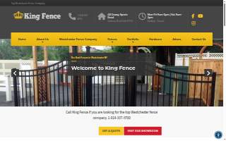 King Fence NY of Mt. Vernon website