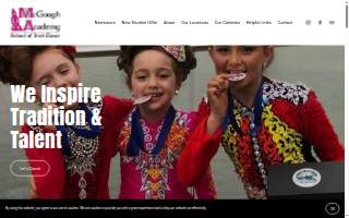 The McGough Academy of Irish Dance website
