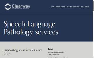 Clearway Speech | Elmira Speech Therapy website