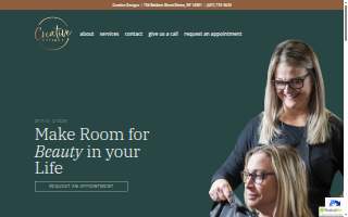 Creative Designs website