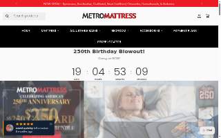Metro Mattress Horseheads website