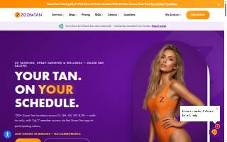 Zoom Tan of Elmira website