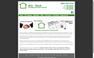 Biotech Termite & Pest Control - Residential & Commercial Exterminators website