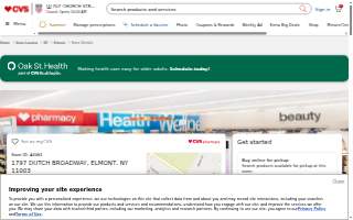MinuteClinic at CVS of Elmont website