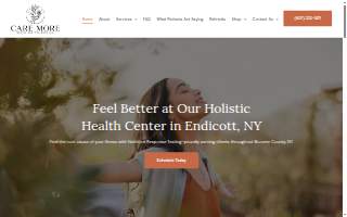 Care More Health and Wellness LLC website
