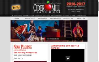 Cider Mill Playhouse website