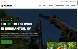CNY Tree Service LLC of Endicott website