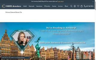 Conti Jewelers website