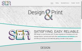 SER Design website