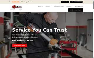 Amity Auto Glass of Merrick website