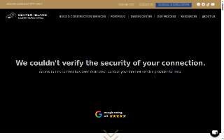 Center Island Contracting website