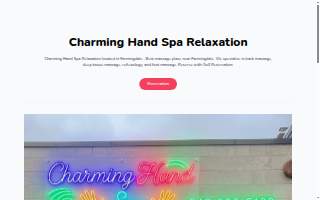 Charming Hand Spa Relaxation website