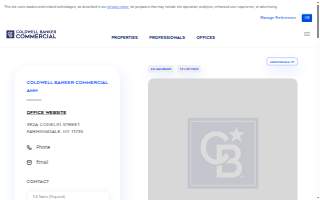 Coldwell Banker Commercial AMH website