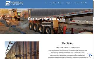 Fratello Construction Inc website