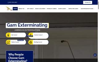 GAM exterminating Copiague website