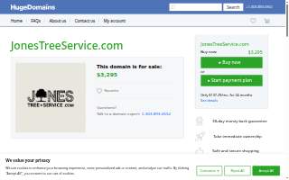Jones Tree Service website