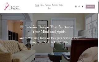 LGC Interior Design of Farmingdale website