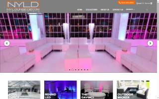 NY Lounge Decor website