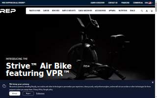 Rep Athletics and Fitness, Inc. website