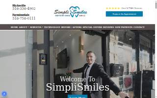 SimpliSmiles Farmingdale website