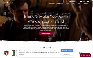 wineUdesign of Farmingdale website