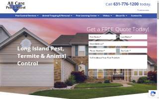 All Care Pest Control, Inc. of Farmingville website