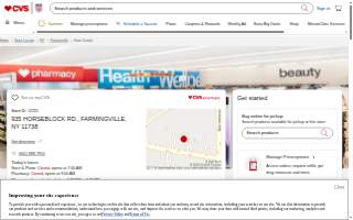 CVS Pharmacy of Farmingville website