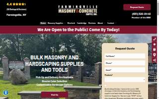 Farmingville Masonry & Concrete Supply Inc. website